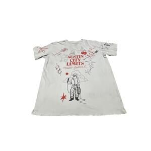 Brandon Maxwell ‘For ACL Festival’ Pre-Distressed Shirt M Austin City Limits H96